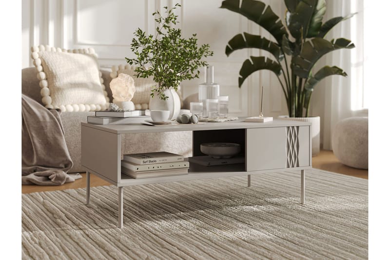 Akiko Sofabord 110 cm - Beige - Møbler - Borde - Sofabord