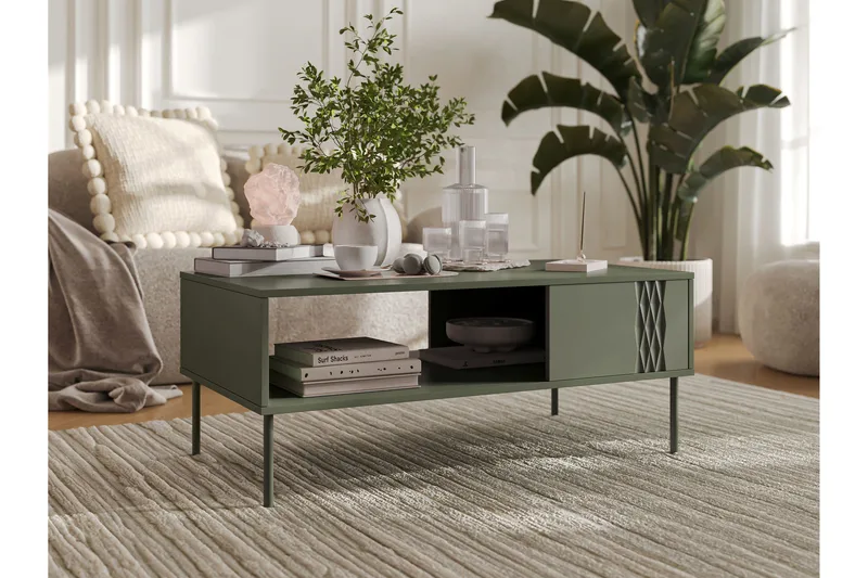 Akiko Sofabord 110 cm - Grøn - Møbler - Borde - Sofabord