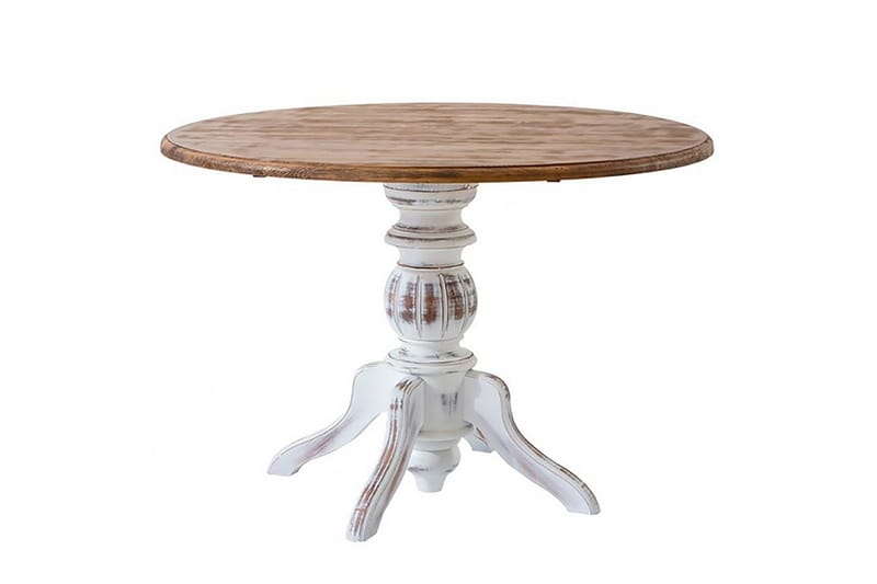 Albero Spisebord 115 cm - Valnød finér/Hvid - Spisebord og køkkenbord