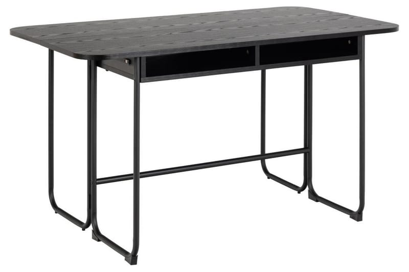 Alborga Spisebord 140 cm Rektangulært - Sort - Møbler - Borde - Spisebord og køkkenbord