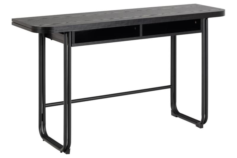 Alborga Spisebord 140 cm Rektangulært - Sort - Møbler - Borde - Spisebord og køkkenbord