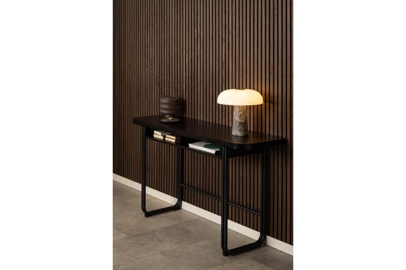 Alborga Spisebord 140 cm Rektangulært - Sort - Møbler - Borde - Spisebord og køkkenbord