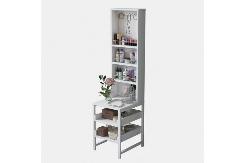 Aldros Toiletbord 35 cm - Hvid - Møbler - Borde - Sminkebord & konsolbord