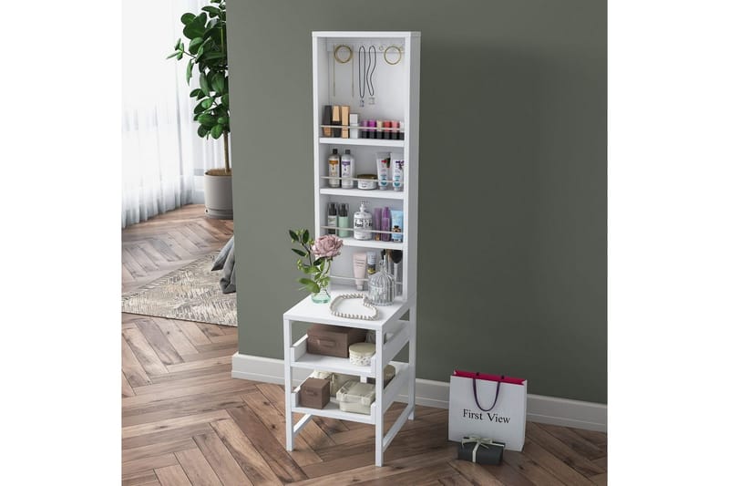 Aldros Toiletbord 35 cm - Hvid - Møbler - Borde - Sminkebord & konsolbord