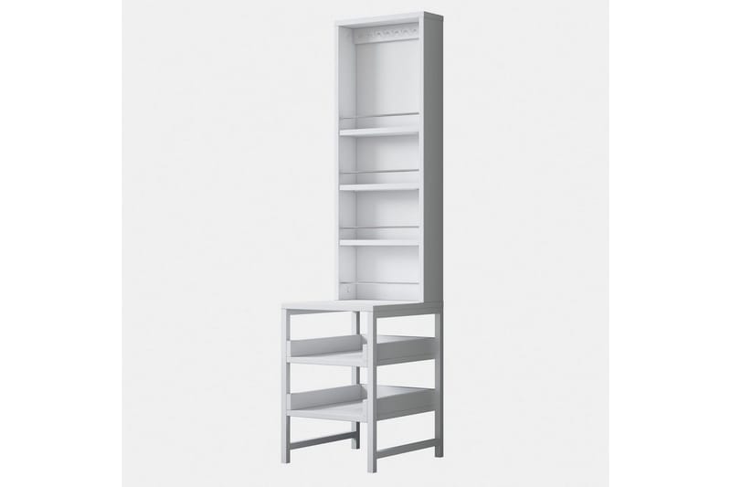 Aldros Toiletbord 35 cm - Hvid - Møbler - Borde - Sminkebord & konsolbord