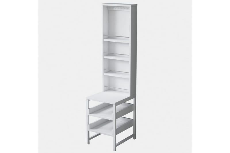 Aldros Toiletbord 35 cm - Hvid - Møbler - Borde - Sminkebord & konsolbord