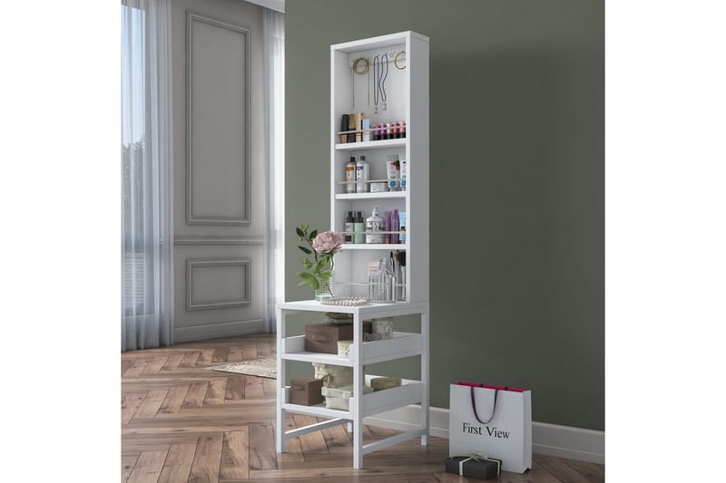 Aldros Toiletbord 35 cm - Hvid - Møbler - Borde - Sminkebord & konsolbord