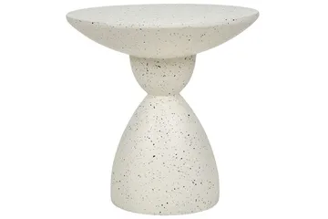 Alezio Sofabord 50 cm Rund - Hvid - Møbler - Borde - Aflastningsbord - Lampebord