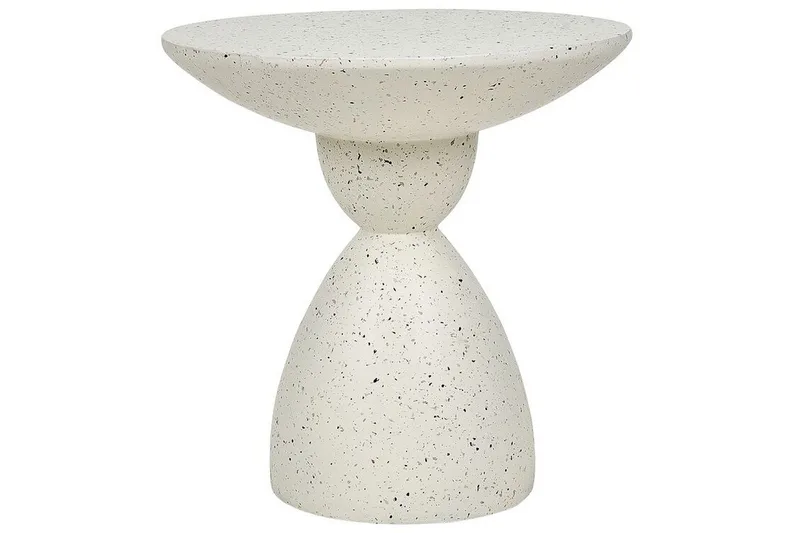 Alezio Sofabord 50 cm Rund, Hvid