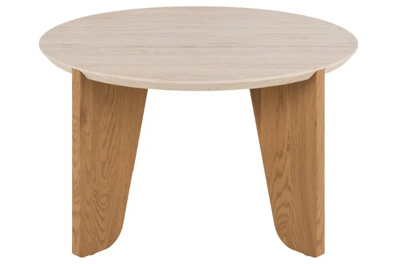 Alkha Sofabord 80 cm - Beige - Møbler - Borde - Sofabord