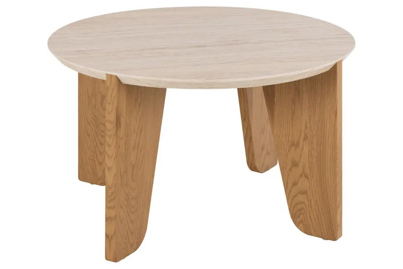 Alkha Sofabord 80 cm - Beige - Møbler - Borde - Sofabord