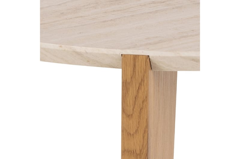 Alkha Sofabord 80 cm - Beige - Møbler - Borde - Sofabord