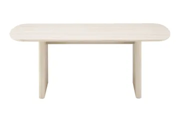 Alma rektangulært sofabord 120 cm i træ - Hvidbejdset eg - Møbler - Borde - Sofabord