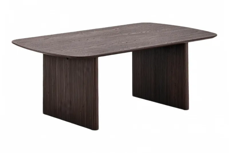 Alma rektangulært sofabord 120 cm i træ, Røget eg