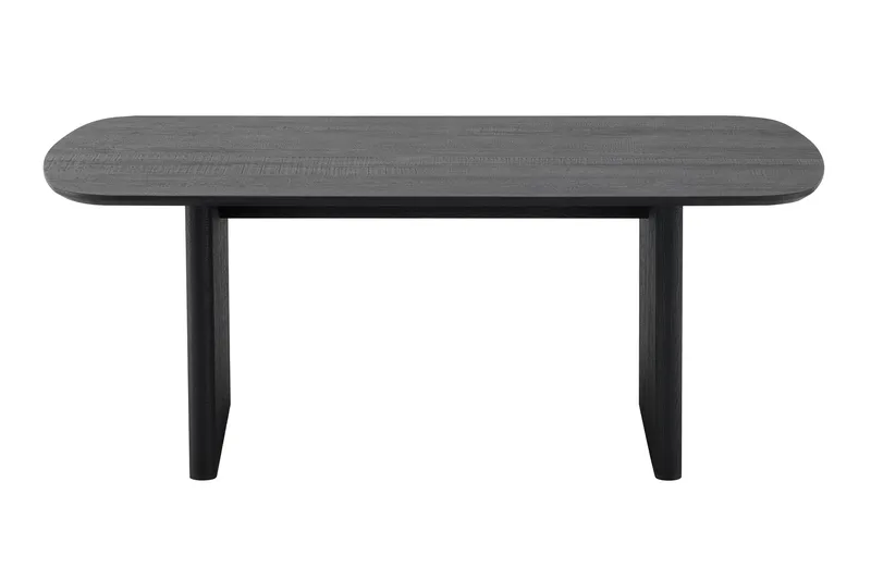 Alma rektangulært sofabord 120 cm i træ - Sortbejdset eg - Møbler - Borde - Sofabord