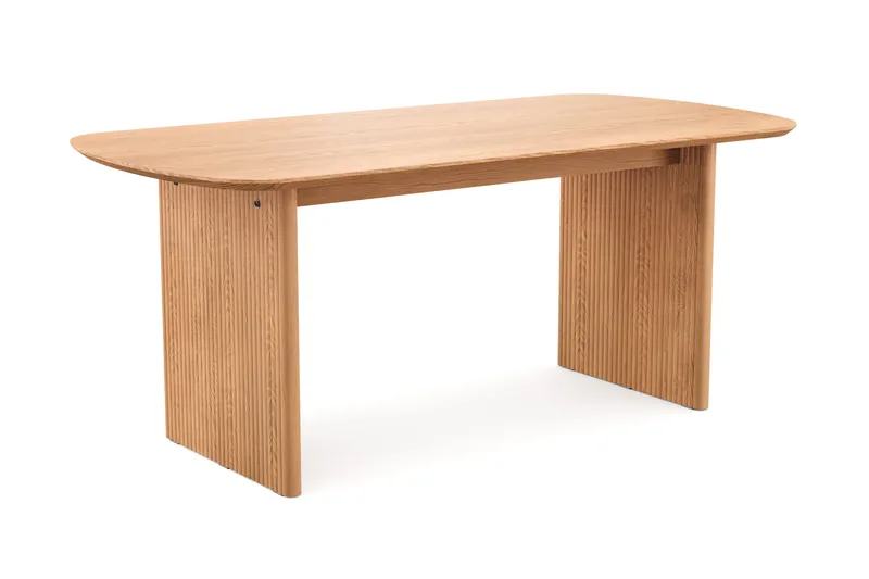 Alma rektangulært spisebord 180x90 cm finér, Eg