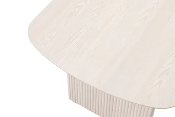 Alma rektangulært spisebord 180x90 cm finér - Hvidbejdset eg - Møbler - Borde - Spisebord og køkkenbord