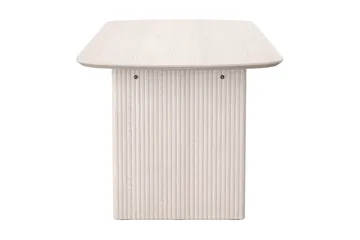 Alma rektangulært spisebord 180x90 cm finér - Hvidbejdset eg - Møbler - Borde - Spisebord og køkkenbord