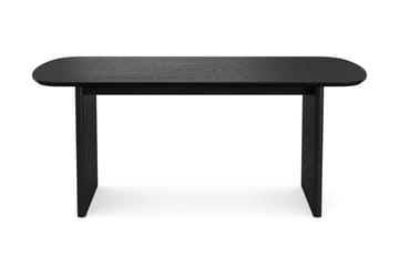 Alma rektangulært spisebord 180x90 cm finér - Sortbejdset eg - Møbler - Borde - Spisebord og køkkenbord