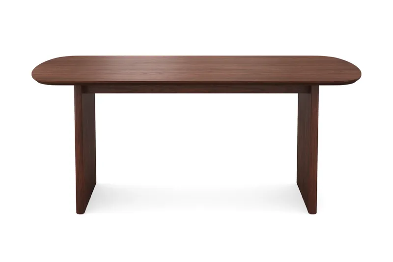 Alma rektangulært spisebord 180x90 cm finér - Valnød - Møbler - Borde - Spisebord og køkkenbord