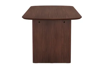 Alma rektangulært spisebord 180x90 cm finér - Valnød - Møbler - Borde - Spisebord og køkkenbord