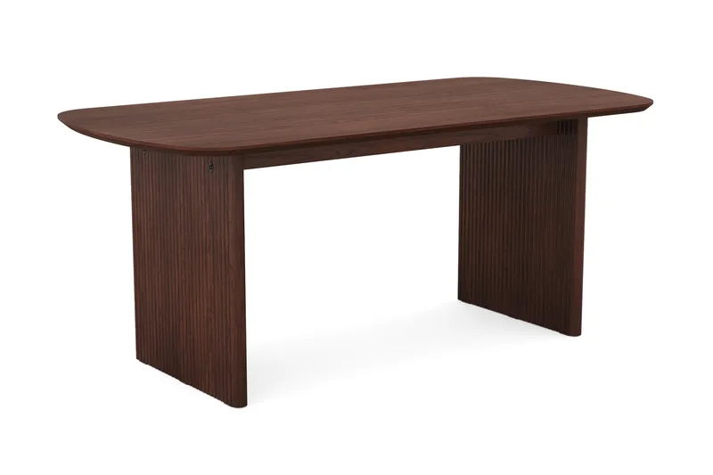 Alma rektangulært spisebord 180x90 cm finér, Valnød