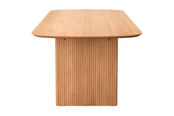 Alma rektangulært spisebord 220x100 cm finér - Eg - Møbler - Borde - Spisebord og køkkenbord