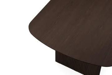 Alma rektangulært spisebord 220x100 cm finér - Røget eg - Møbler - Borde - Spisebord og køkkenbord