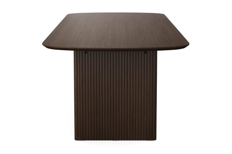Alma rektangulært spisebord 220x100 cm finér - Røget eg - Møbler - Borde - Spisebord og køkkenbord