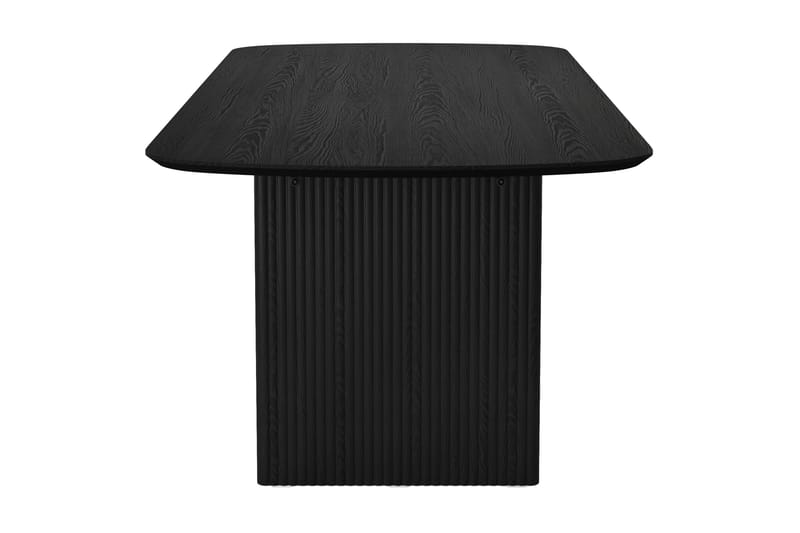 Alma rektangulært spisebord 220x100 cm finér - Sort - Møbler - Borde - Spisebord og køkkenbord