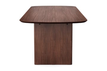 Alma rektangulært spisebord 220x100 cm finér - Valnød - Møbler - Borde - Spisebord og køkkenbord