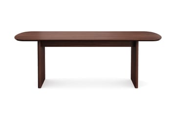 Alma rektangulært spisebord 220x100 cm finér - Valnød - Møbler - Borde - Spisebord og køkkenbord