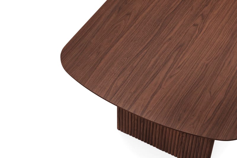 Alma rektangulært spisebord 220x100 cm finér - Valnød - Møbler - Borde - Spisebord og køkkenbord