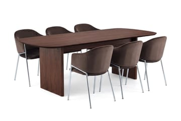 220 cm - Valnød