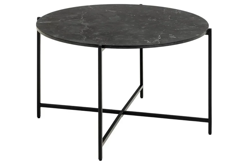 Almina Sofabord 70 cm, Sort