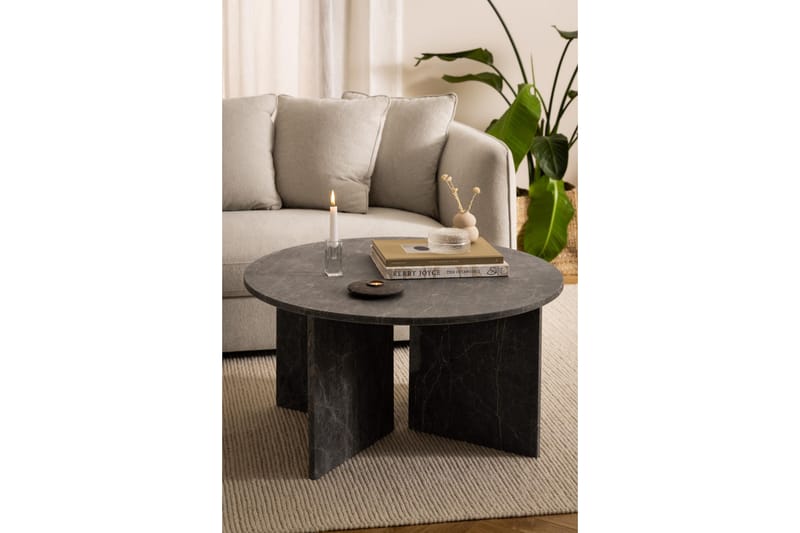 Alruba Sofabord 90 cm - Brun - Møbler - Borde - Sofabord