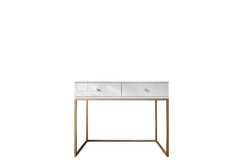 Altenau Sminkebord 100x40 cm, Hvid