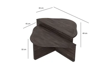 Altopiano Sofabord 90 cm - Antracit - Møbler - Borde - Sofabord