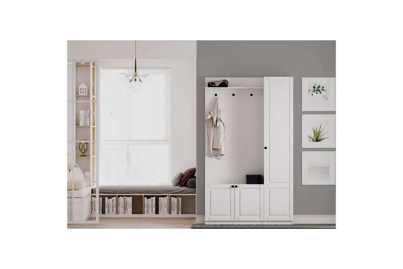 Alvric Hattehylde 120 cm - Mat Hvid - Møbler - Borde - Bordtilbehør