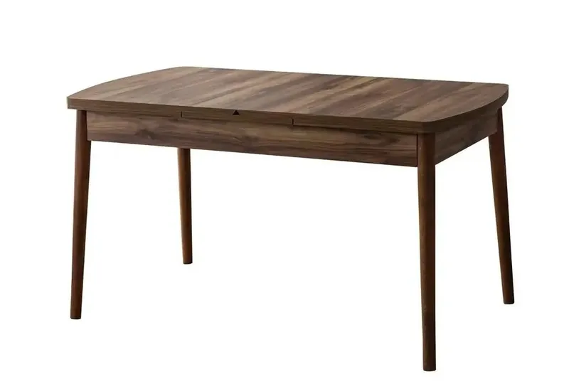 Alvryn spisegruppe bord 130 cm + 4 stole, Brun