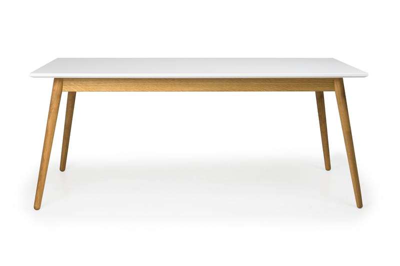 Amelia Spisebord 90 cm - Hvid/Brun - Spisebord og køkkenbord