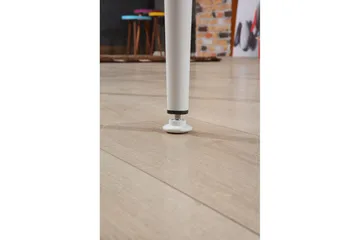 Amerbach Spisebord 132 cm Rektangulær - Hvid/Grå - Møbler - Borde - Spisebord og køkkenbord