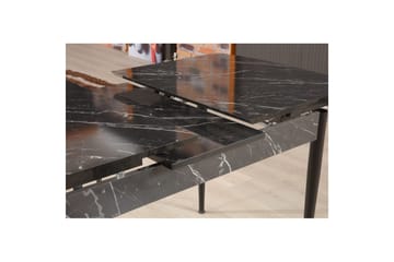 Amerbach Spisebord 132 cm Rektangulær - Sort/Hvid - Møbler - Borde - Spisebord og køkkenbord