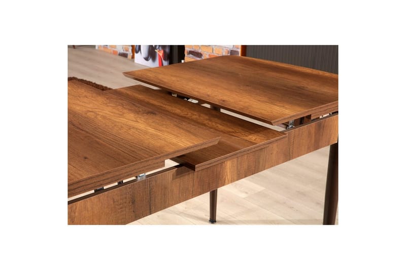 Amerbach Spisebord 132 cm Rektangulær - Valnød/Brun - Møbler - Borde - Spisebord og køkkenbord