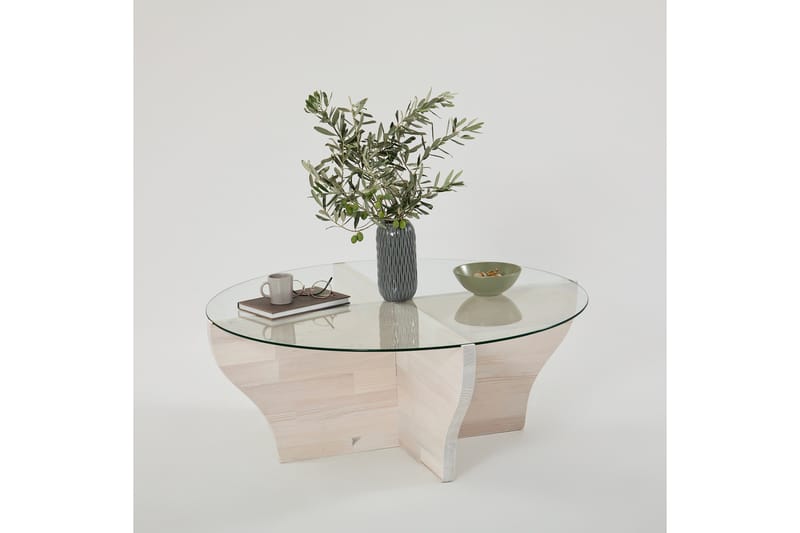 Amphora Sofabord 92 cm - Hvid - Møbler - Borde - Sofabord