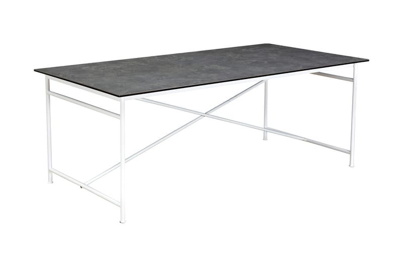 Antwerp Spisebord 200 cm - Hvid/Grå - Spisebord og køkkenbord
