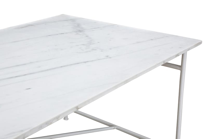 Antwerp Spisebord 200 cm Marmor - Hvid - Spisebord og køkkenbord