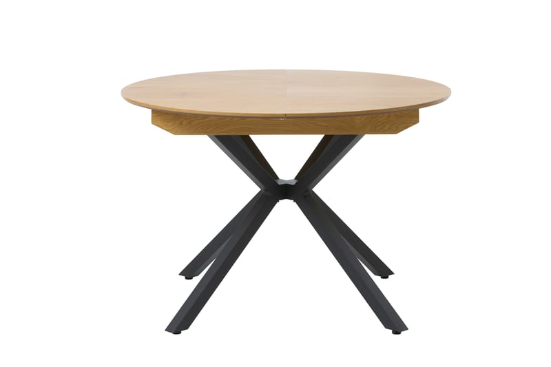 Armando Spisebord 120 cm Rundt - Sort/Beige - Møbler - Borde - Spisebord og køkkenbord