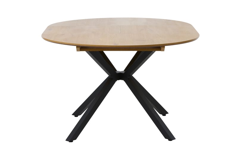 Armando Spisebord 120 cm Rundt - Sort/Beige - Møbler - Borde - Spisebord og køkkenbord