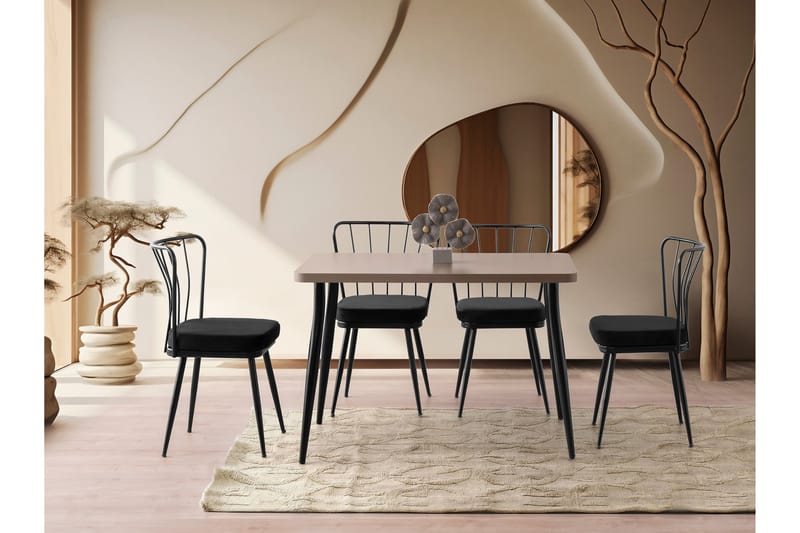 Armenia Spisebord 120 cm Rektangulært - Mokka - Møbler - Borde - Spisebord og køkkenbord